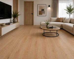 Parchet LVT 8003-1 Bej Aspect Lemn - Pardoseală Vinil 2 mm, Clasa Trafic 32. Super Pret 84.99 lei mp! 2.8 mp = 1 cutie ( 18 buc 15 x 1050 cm)