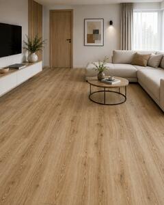 Parchet LVT 8807-18 Bej Aspect Lemn - Pardoseală Vinil 2.5 mm, Clasa Trafic 33. Super pret 89.99 lei mp! 2.2 mp = 1 cutie ( 14 buc 15 x 1050 cm)