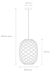 Lustră pe cablu WOLFRAM 1xE27/60W/230V neagră Lucide 21417/32/30