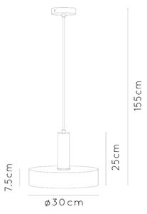 Lustră pe cablu GIADA 1xE27/60W/230V Lucide 30472/30/02