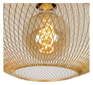 Plafonieră MESH 1xE27/40W/230V alămie Lucide 21123/45/02