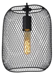 Lustră pe cablu MESH 1xE27/60W/230V neagră Lucide 78392/01/30