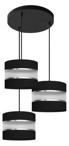 Lustră pe cablu HELEN 3xE27/15W/230V neagră