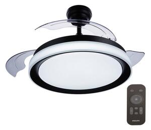 Ventilator LED de tavan Philips BLISS LED/35W/230V 5500/4000/2700K negru + telecomandă