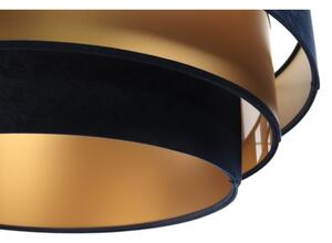 Lustr TRINITI 1xE27/60W/230V albastru/auriu pe cablu