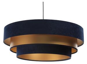Lustr TRINITI 1xE27/60W/230V albastru/auriu pe cablu