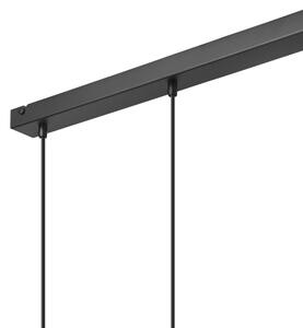 Lustră pe cablu NICO 3xE27/60W/230V neagră