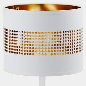 Lampă de masă TAGO 1xE27/15W/230V albă/aurie