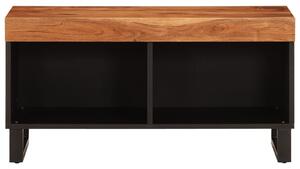 Comodă TV, 85x33x43,5 cm, lemn masiv de acacia