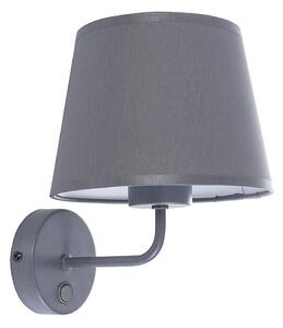 Lampă de perete MAJA 1xE27/15W/230V gri