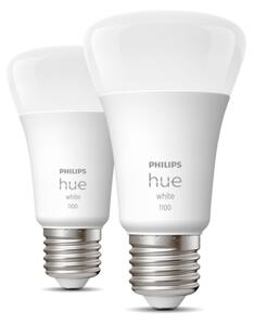 SET 2x bec LED dimabil Philips Hue WHITE E27/9,5W/230V 2700K