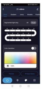 Bandă LED RGB dimabilă MUSIC 18W/230V 5m IP65 Wi-Fi Tuya Immax NEO 07734L + telecomandă