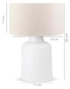 Lampă de masă AYD 1xE27/60W/230V bej/alb