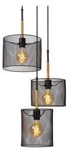 Lustră pe cablu BASKETT 3xE27/40W/230V Lucide 45459/03/30