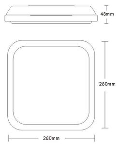Lucide 79193/24/31 - Corp de iluminat LED pentru baie TISIS LED/24W/230V IP54