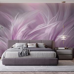 Tapet Pene elegante în nuanțe de violet, Fototapet Abstract, w05658v2 : Uwalls.ro