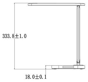 Lampă LED de masă dimabilă tactilă cu conector USB KIARA LED/7W/230V albă