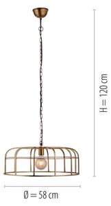 Lustră pe lanț AMIR 1xE27/25W/230V Leuchten Direkt 11493-60