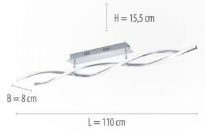 Lustră LED aplicată dimabilă POLINA 2xLED/10,2W/230V Paul Neuhaus 9143-55
