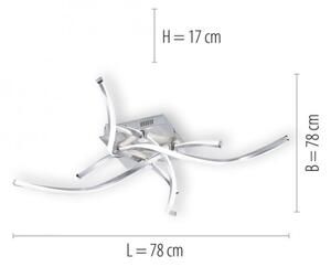Lustră LED aplicată dimabilă POLINA LED/27W/230V Paul Neuhaus 9144-55