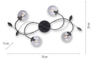 Lustră LED aplicată WIDOW 4xG9/3W/230V Paul Neuhaus 6724-18