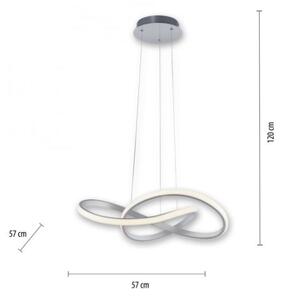Lustră LED pe cablu dimabilă MARIA LED/25W/230V Leuchten Direkt 15402-95