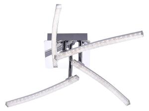 Lustră LED aplicată SIMON 4xLED/3W/230V crom lucios Leuchten Direkt 11291-17