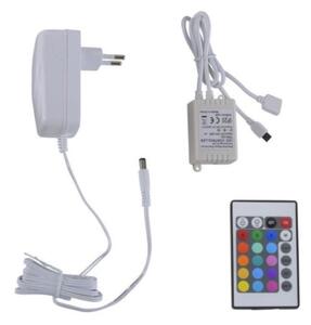 Bandă LED RGB dimabilă TEANIA 10m LED/30W/12/230V Paul Neuhaus 1205-70 + telecomandă