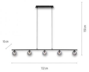 Lustră LED pe cablu WIDOW 5xG9/3W/230V Paul Neuhaus 2026-18