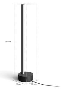 Philips Hue LED RGB lampă de birou dimabilă 12W 230V 2000-6500K negru