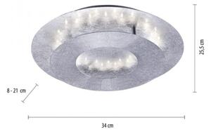 Plafonieră LED NEVIS LED/6W/230V argintie Paul Neuhaus 9011-21