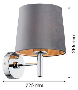 Aplică BOLZANO 1xE27/15W/230V Argon 4725