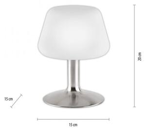 Lampă LED de masă dimabilă TILL 1xG9/3W/230V crom mat Paul Neuhaus 4078-55