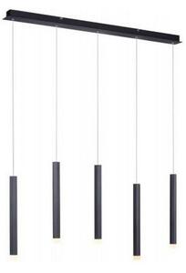 Lustră LED pe cablu BRUNO 5xLED/4,8W/230V neagră Leuchten Direkt 15205-18