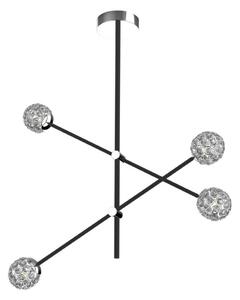 Lustră pe tijă PAKSOS 4xG9/5W/230V neagră