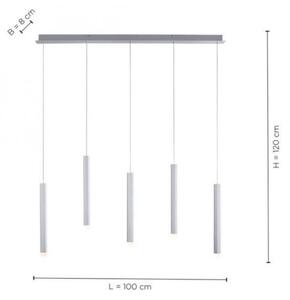Lustră LED pe cablu BRUNO 5xLED/4,8W/230V Leuchten Direkt 15205-95