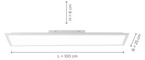 Panou LED aplicat FLAT LED/24W/230V Leuchten Direkt 12204-16