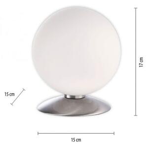 Lampă LED de masă dimabilă BUBBA 1xG9/3W/230V crom mat Paul Neuhaus 4013-55