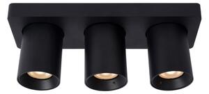 Spot LED dimabil NIGEL 3xGU10/5W/230V negru Lucide 09929/15/30