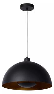 Lustră pe cablu SIEMON 1xE27/40W/230V neagră Lucide 45496/01/30