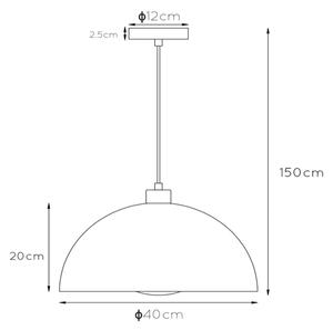 Lustră pe cablu SIEMON 1xE27/40W/230V neagră Lucide 45496/01/30