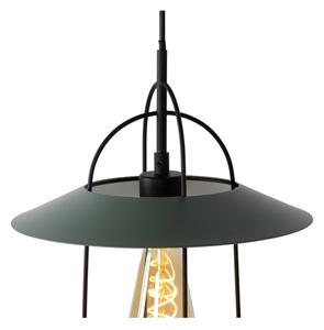 Lustră pe cablu MASSON 1xE27/40W/230V turcoaz Lucide 74309/01/37