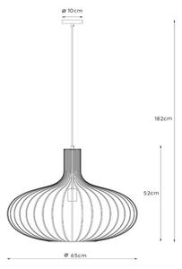 Lustră pe cablu MANUELA 1xE27/60W/230V d. 65 cm verde Lucide 78374/65/33
