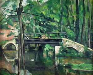 Reproducere The Bridge at Maincy, or The Bridge at Mennecy, or The Little Bridge, Paul Cezanne