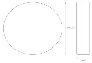 Plafonieră LED încastrată dimabilă 2 în 1 CERES 30W/230V IP44 albă Lucide 28112/30/31