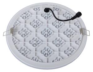 Plafonieră LED încastrată dimabilă 2 în 1 CERES 30W/230V IP44 albă Lucide 28112/30/31