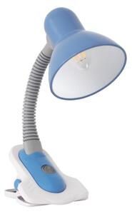 Lampă de masă cu clemă SUZI 1xE27/40W/230V albastră Kanlux 7152