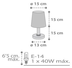 Lampă pentru copii STAR LIGHT 1xE14/40W/230V albă Dalber 82211B