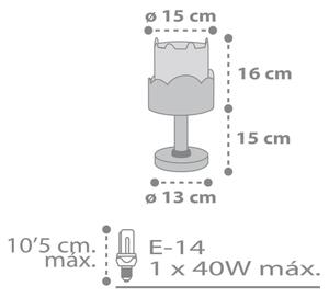 Lampă pentru copii BUNNY 1xE14/40W/230V verde Dalber 61151H