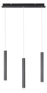 Lustră LED pe cablu 3xLED/4,8W/230V neagră Leuchten Direkt 15203-18